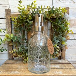 🆕 Bee 🐝 Glass Soap Dispenser!